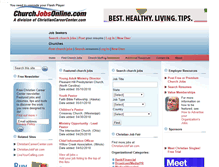 Tablet Screenshot of churchjobsonline.com